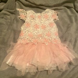 NWOT NANNETTE BABY BALLERINA TUTU & LACE DRESS
